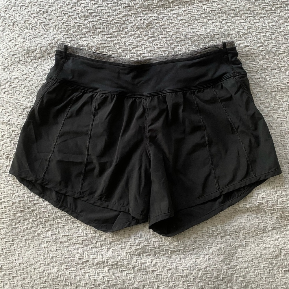 Lululemon Stretchy Shorts Attached Interior Bottom